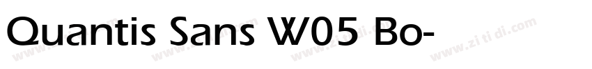 Quantis Sans W05 Bo字体转换